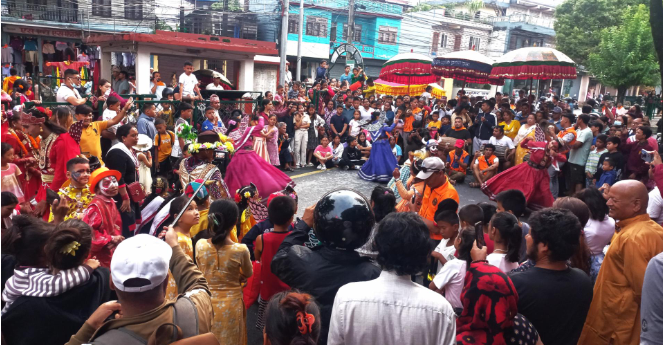 Grand Lakhe Dance Performance Highlights Cultural Unity in Diktel Bazar