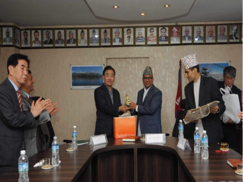 Nepal’s Tourism Minister Meets Former South Korean Tourism Minister, Discusses Strengthening Bilateral Ties