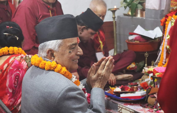 President Ramchandra Paudel Attends Historic Ranaujireshwori Bhagawati Chariot Procession in Palpa