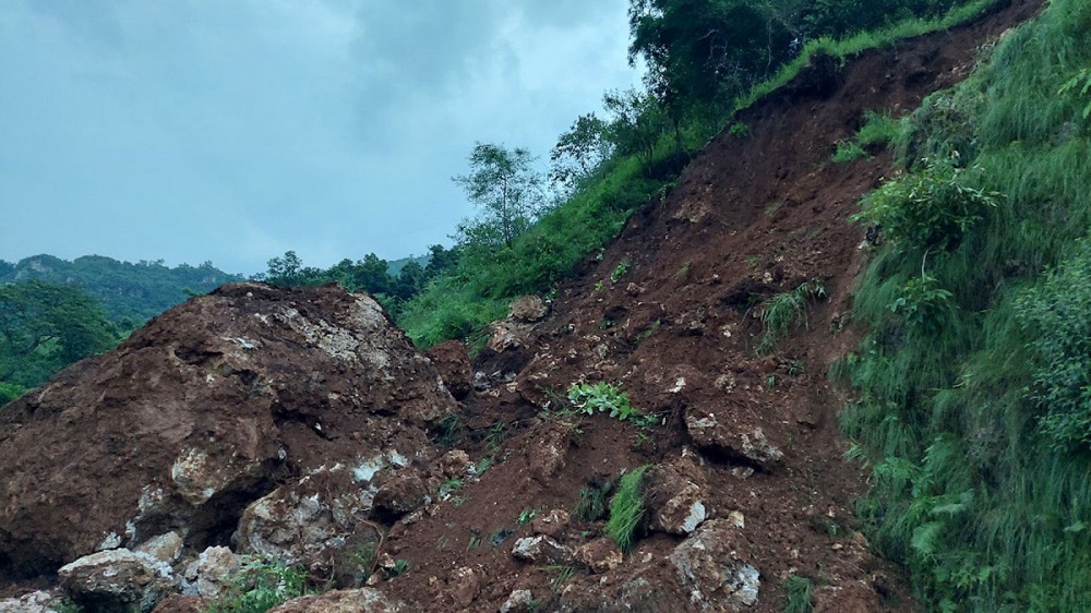 Access to Bhuktangle Village Blocked for Over a Month Due to Landslide