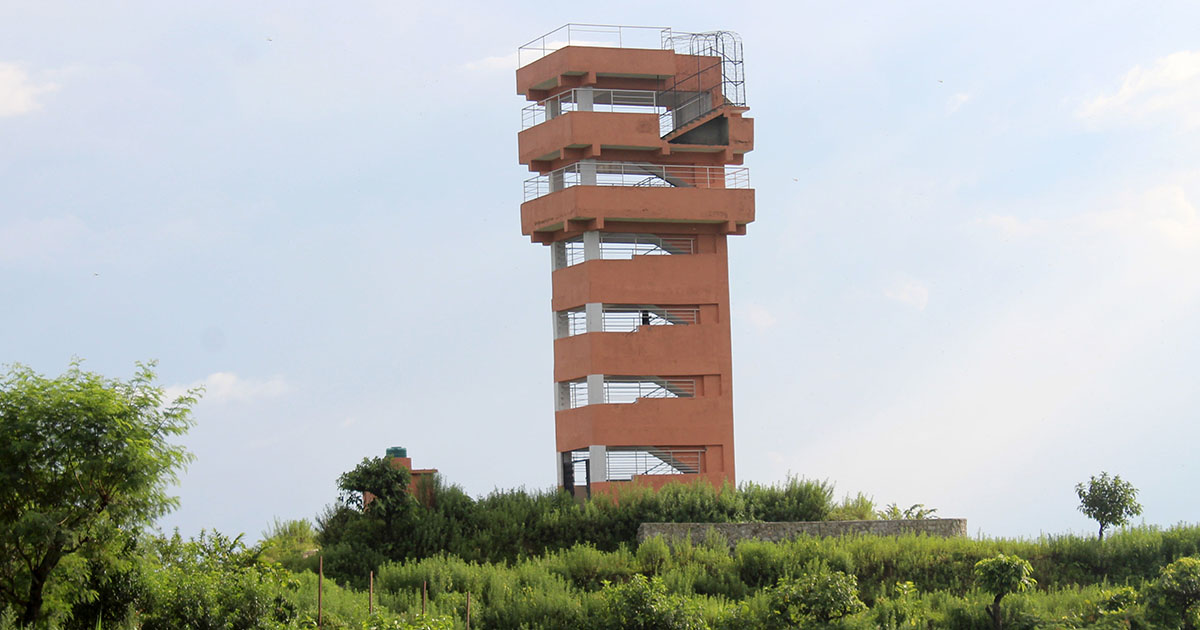 Neglected View Tower in Kawasoti: Concerns Raised Over Security and Maintenance
