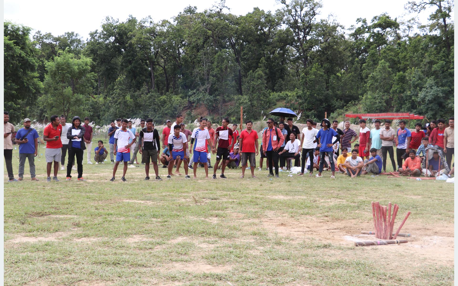 Tharu Community Revives Traditional Bhodi Game in Bardaghat Susta Purva