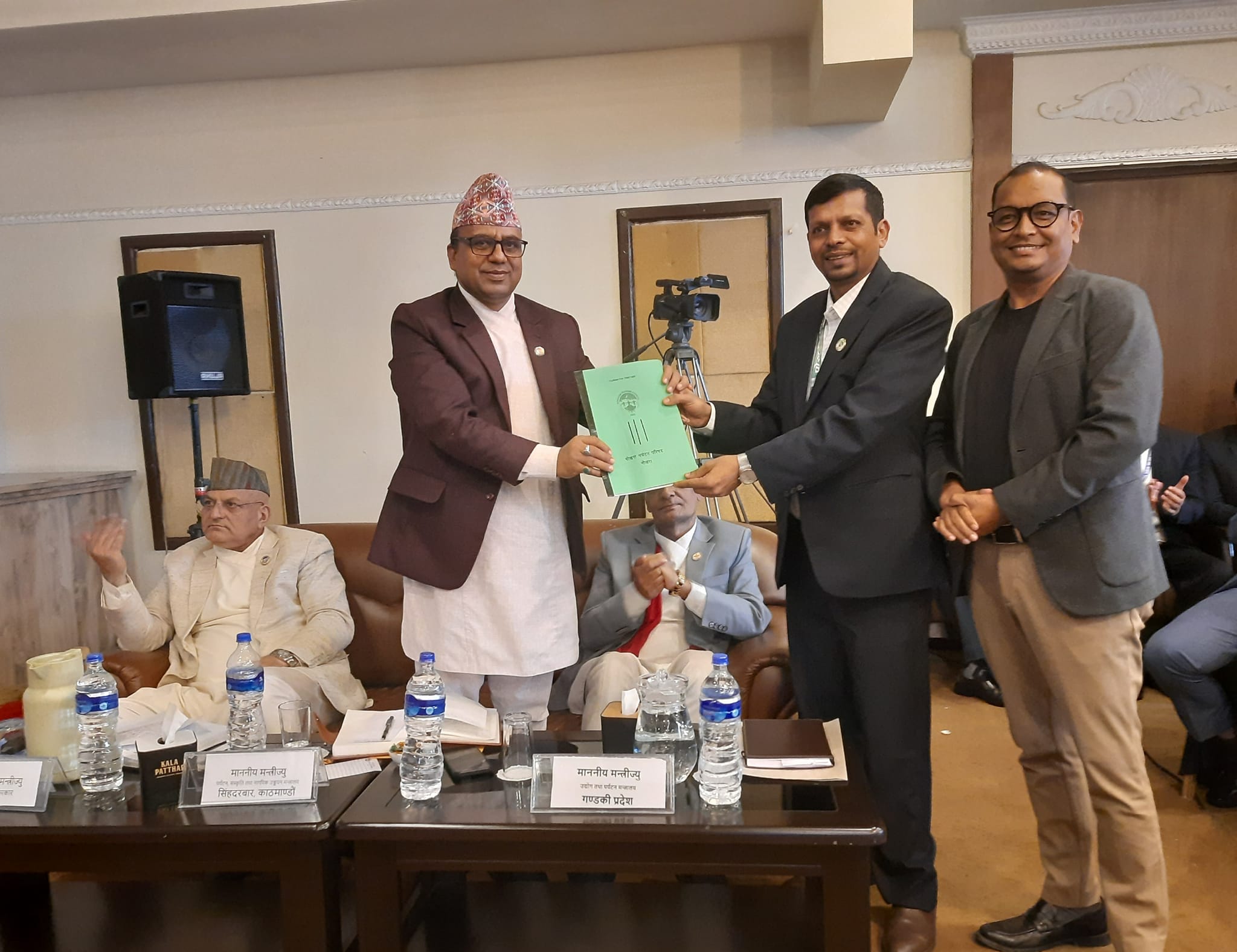 Minister of Culture, Tourism, and Civil Aviation Presented with 16-Point Memorandum During Pokhara Tourism Capital Policy Dialogue