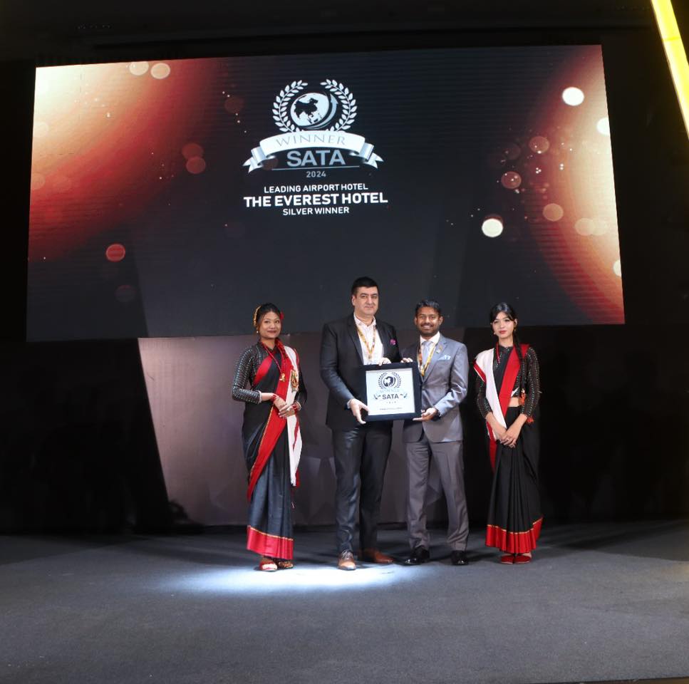 The Everest Hotel Wins “Leading Airport Hotel” Award at South Asian Travel Awards 2024