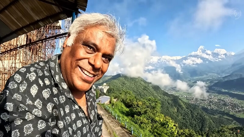 Bollywood Actor Ashish Vidyarthi Explores Tourist Hotspots in Pokhara