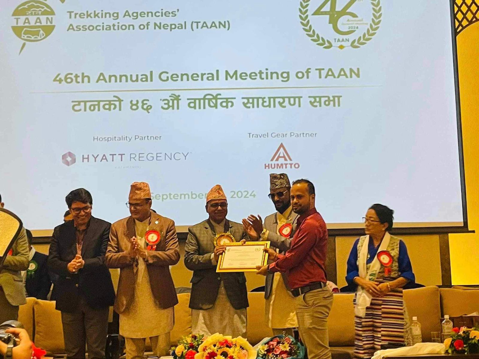 Govinda Marasini Receives TAAN Journalism Award 2024