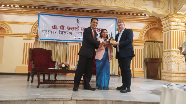 Shyam Bahadur Pandey Honored with ‘PP Prasai Tourism Lifetime Achievement Award 2024’ Posthumously