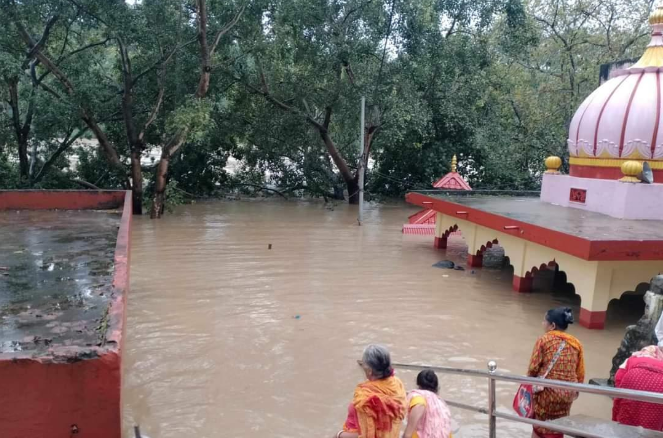 Continuous Rainfall Puts Devghat, a Religious Pilgrimage Site, at Risk