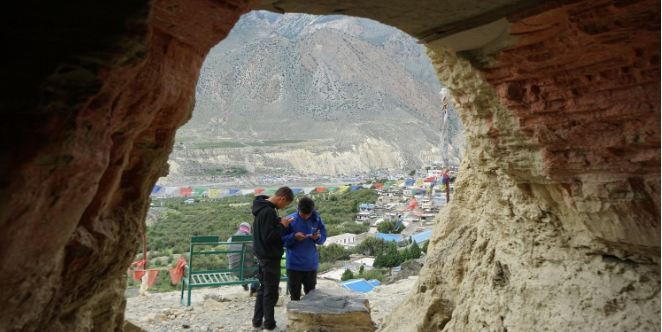 Tourists Face Challenges Due to Damaged Trail to Snow Leopard Cave in Mustang