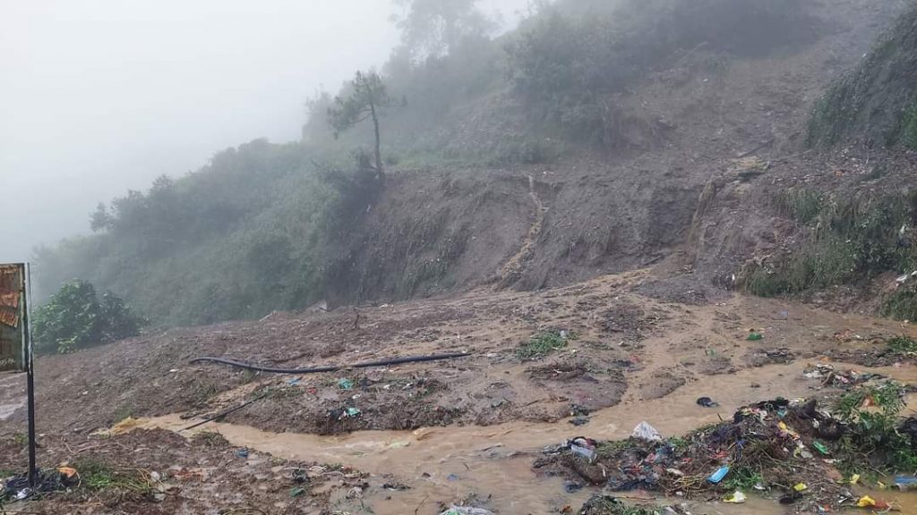 Landslides Disrupt Tourism Routes in Sudurpashchim, Impacting Travel Plans