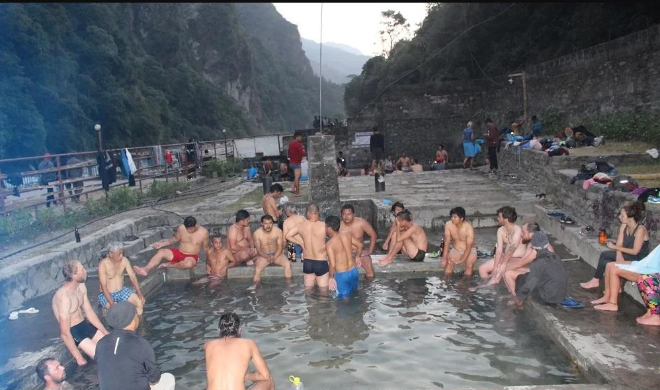 Tatopani Hot Spring Becomes a Refreshing Haven for Mustang Travelers