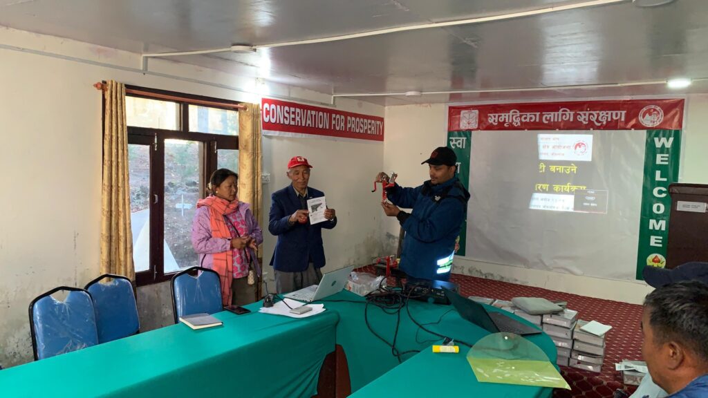Distribution of Apple Drying Equipment in Annapurna Conservation Area