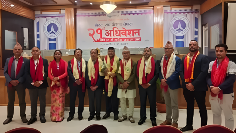 Laxman Subedi Re-Elected as President of Hotel Association Pokhara in Unanimous Victory