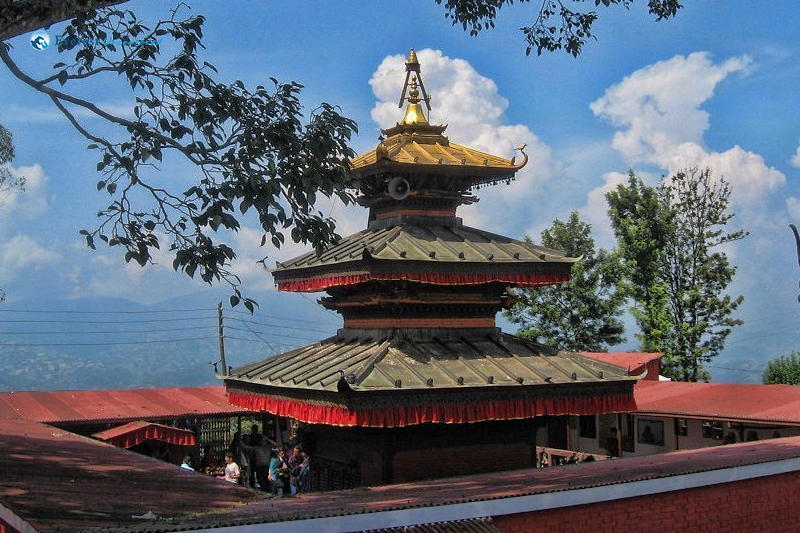 Pilgrims Flock to Palanchowk Bhagwati Temple for Navaratri