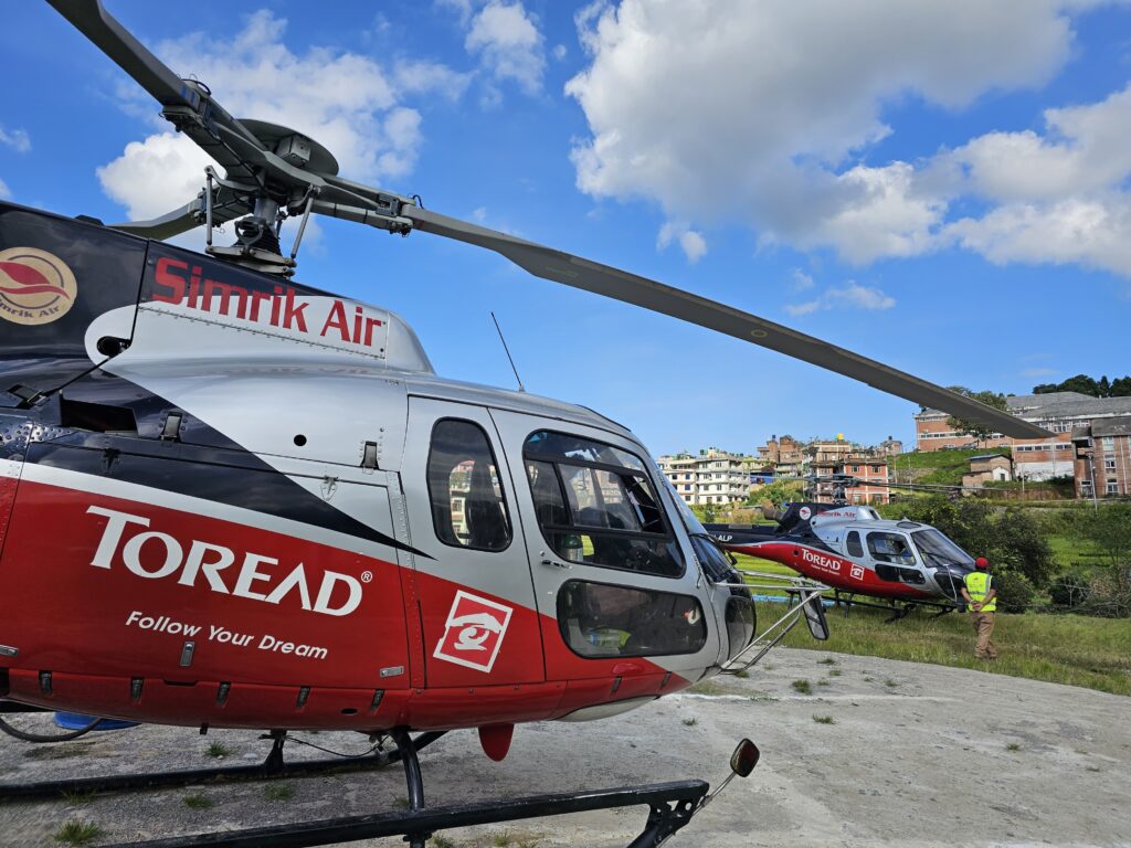 Simrik Air Rescues Over 200 Victims Stranded by Floods and Landslides