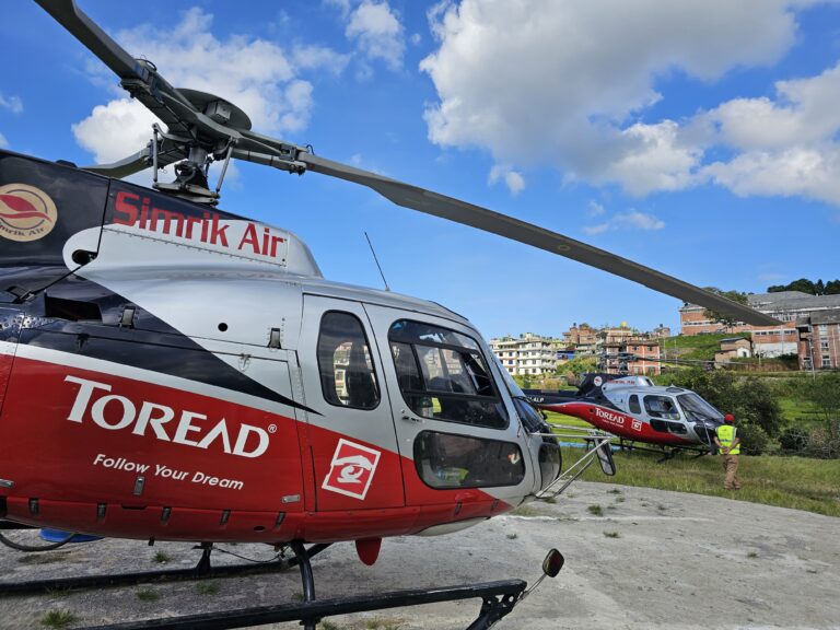 Simrik Air Rescues Over 200 Victims Stranded by Floods and Landslides