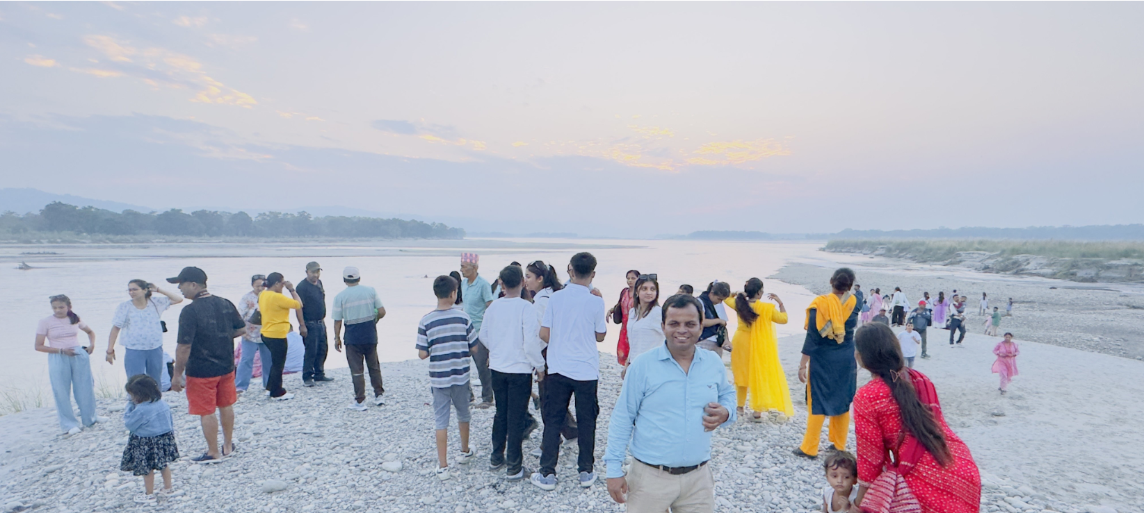 Golaghat: A Scenic Convergence of Rapti and Narayani Rivers Attracts Tourists