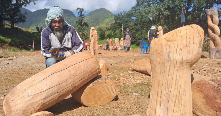 Satyavati’s Artistic Revival: Wood Sculptures and Paintings Enhance Tourism in Gulmi