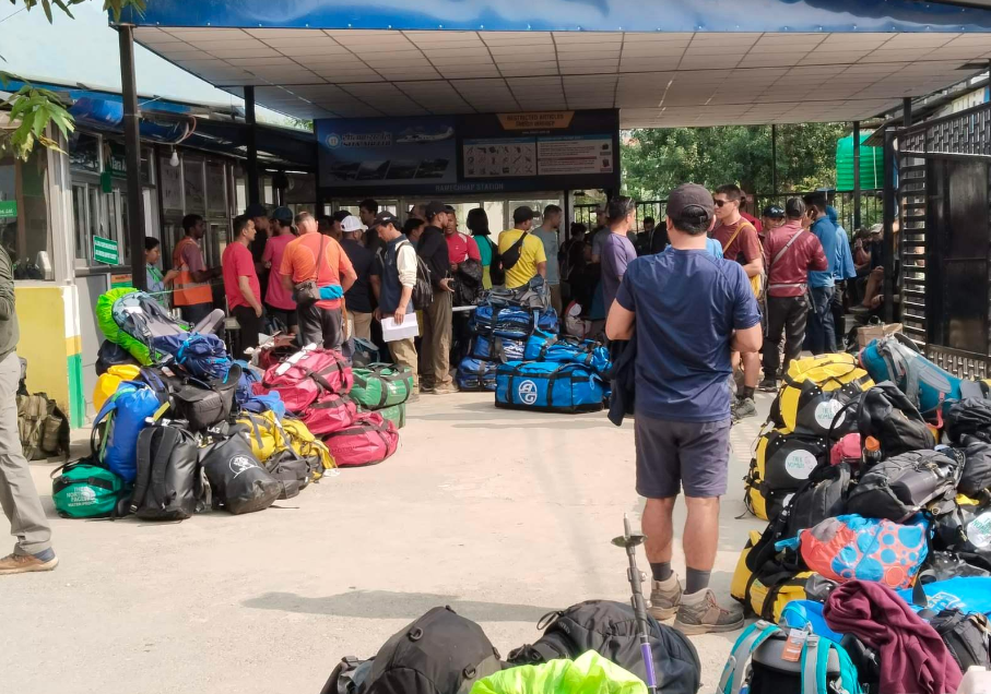 Over 1,000 Foreign Tourists Stranded Due to Bad Weather at Manthali Airport