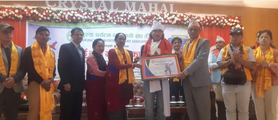 Mountaineer Tejan Gurung Honored for Climbing All 14 Peaks Above 8,000 Meters