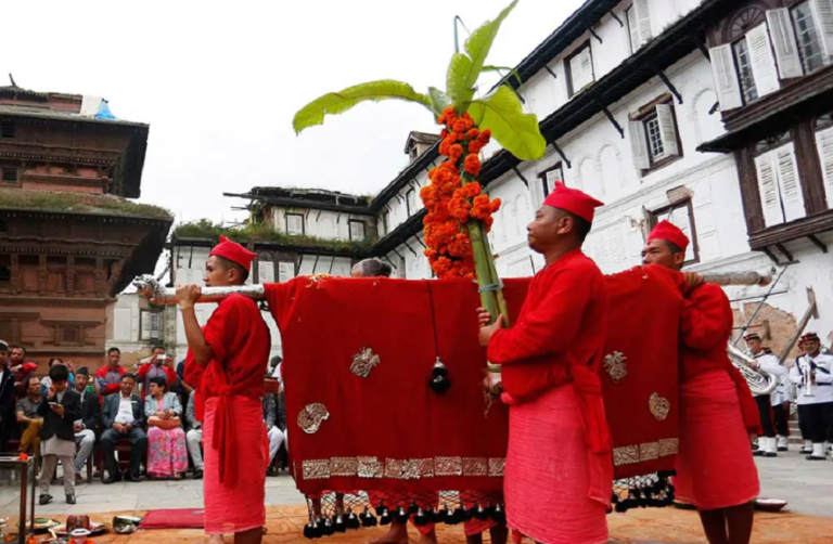 Kharga Jatra Celebrated in Bandipur on the Occasion of Fulpati