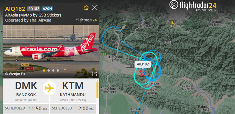 Thai AirAsia Flight Put on ‘Hold’ Above Kathmandu Due to Expired Landing Permit, Exposing Regulatory Gaps