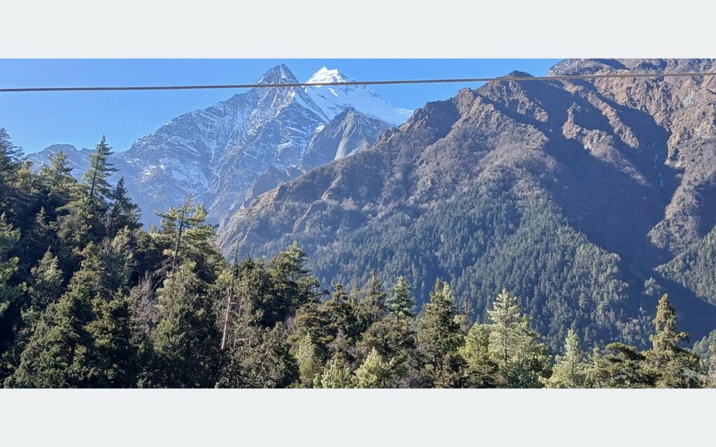Climate Change Threatens Manang’s Annapurna II: From Snow-Capped Peaks to Bare Rocks