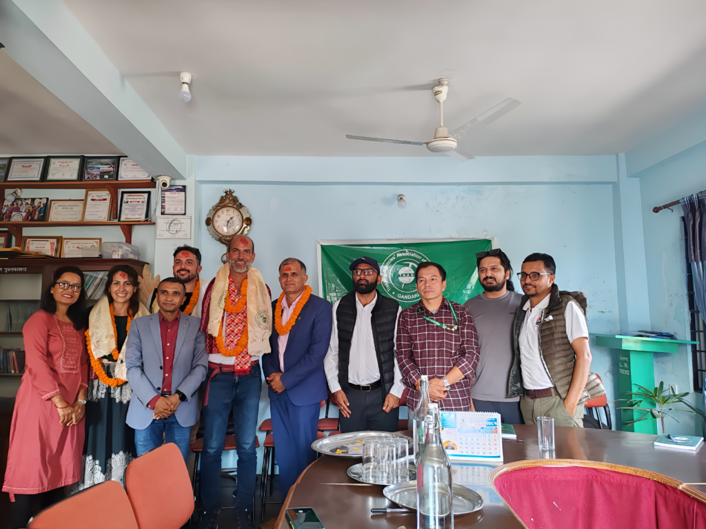 TAAN Gandaki Honors Mathias Herzog in Special Welcome Ceremony