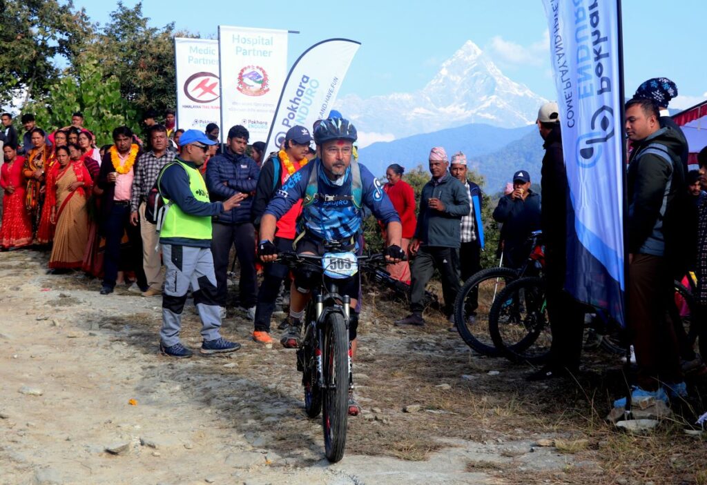 Second Edition of Enduro International Mountain Bike Race Kicks Off in Pokhara