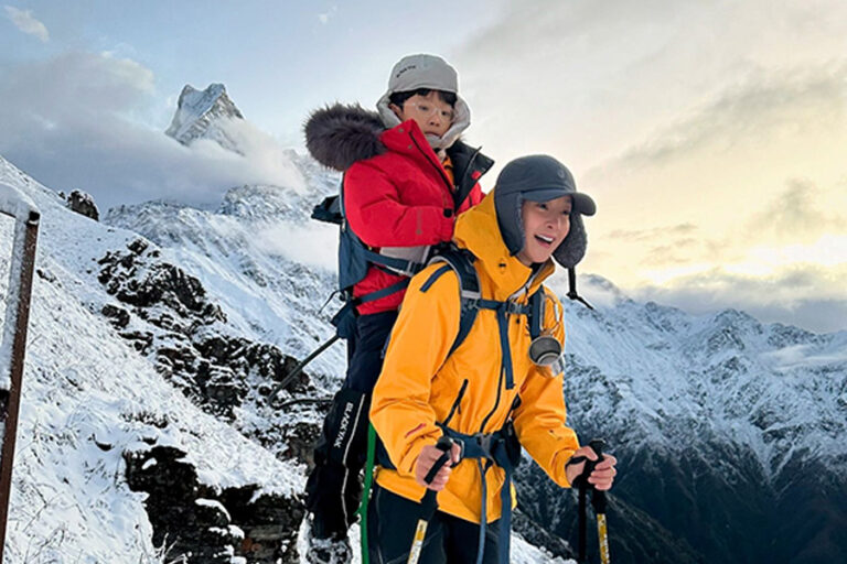 South Korean Actress Lee Si-Young’s Adventure in Nepal: A Memorable Journey with Her Son