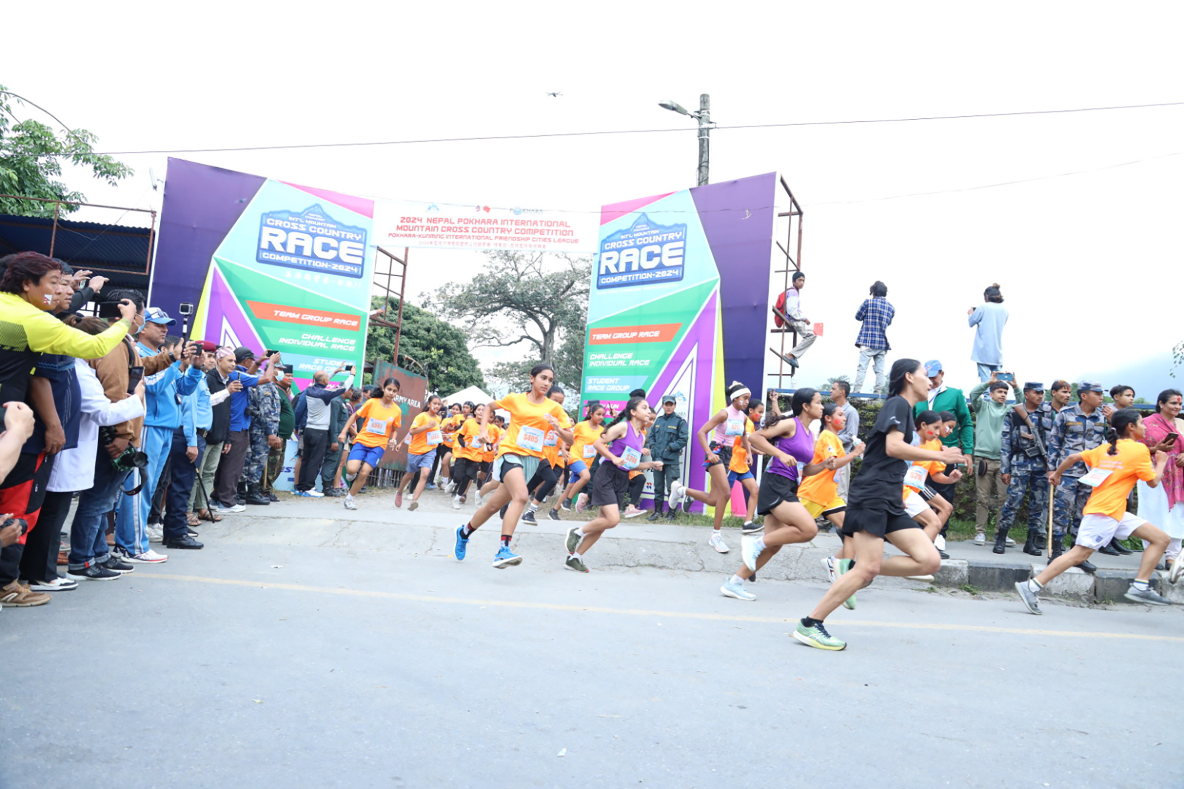 Nepali Athletes Shine in 3rd International Mountain Cross Country Race in Pokhara