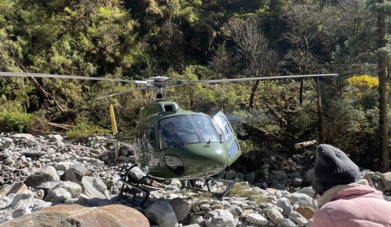 Nepal Army Rescues Two Individuals from Ganesh Himal Base Camp