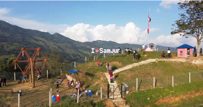 Children’s Park in Bhanu Municipality Gains Popularity Among Domestic Tourists