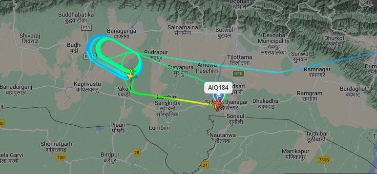 Thai Airways Plane Holds in Bhairahawa Sky Due to Low Visibility at Gautam Buddha Airport