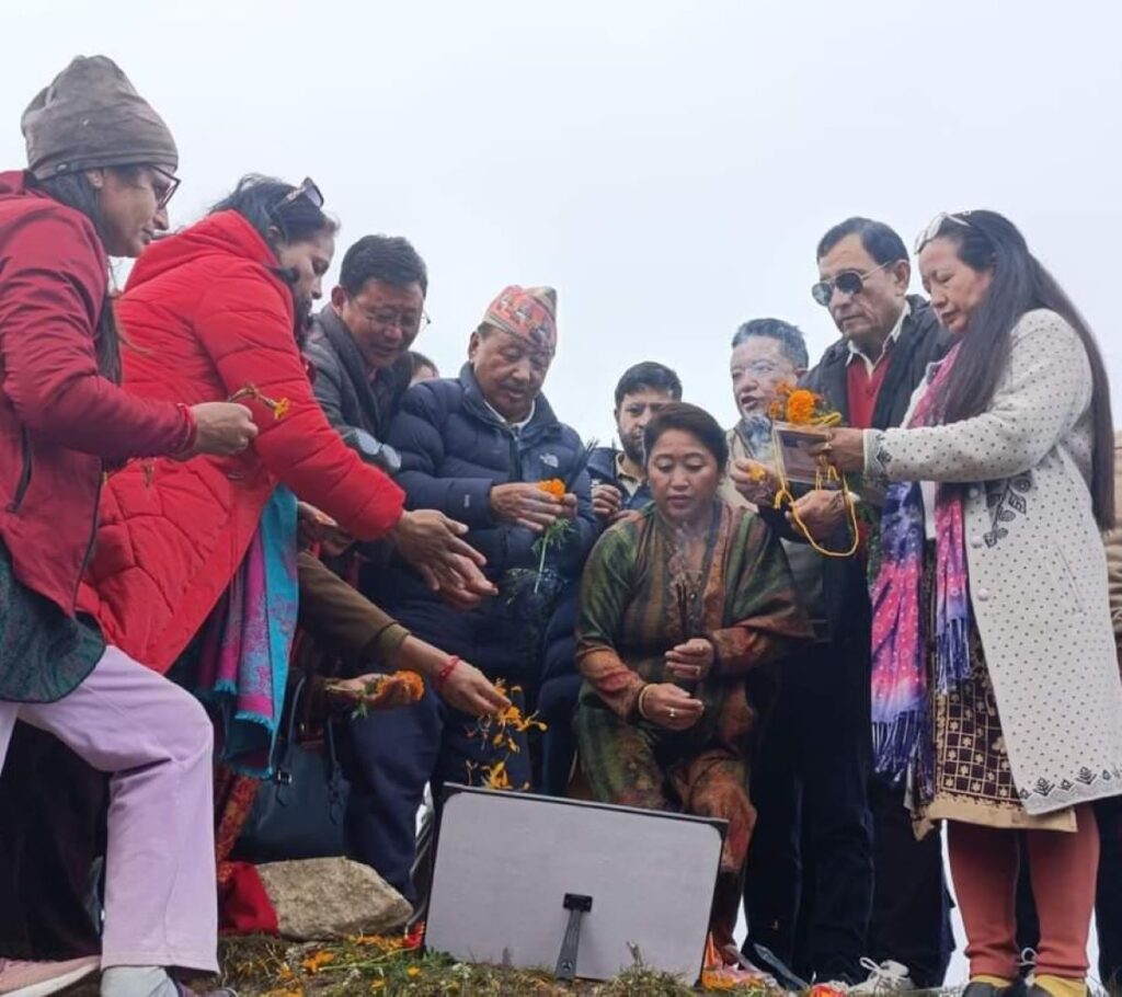 Pathibhara Temple Cable Car Project Launched in Taplejung