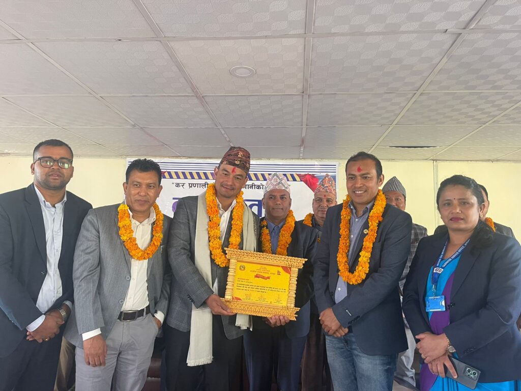The Cliff Nepal Honored as Top Taxpayer, Setting Example for Adventure Tourism Hub Development