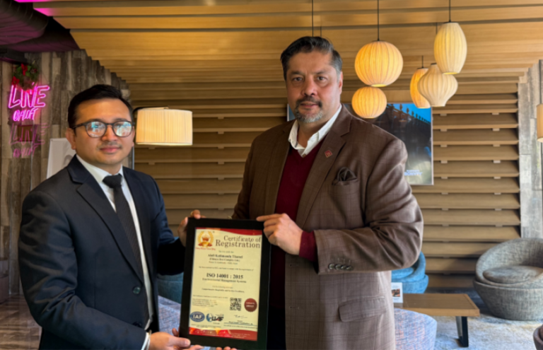 Aloft Kathmandu Thamel Becomes a Pioneer in Eco-Friendly Hospitality with ISO 14001:2015 Certification
