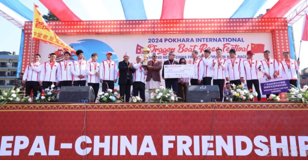 Chinese Teams Dominate Second Nepal-China Friendship Dragon Boat Race Festival in Pokhara