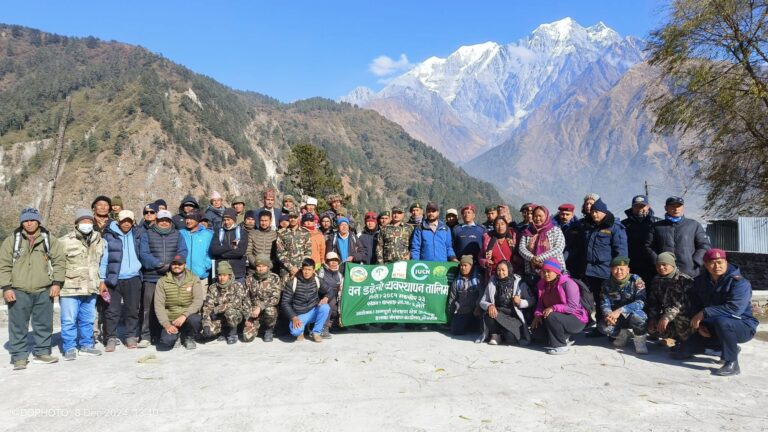 One-Day Forest Fire Management Training Held in Thasang, Mustang
