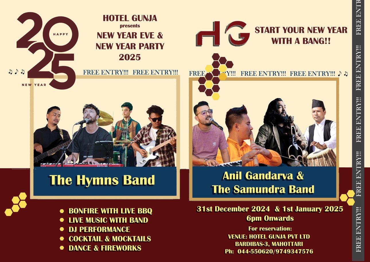 Hotel Gunja to Host Spectacular New Year Celebration in Bardibas