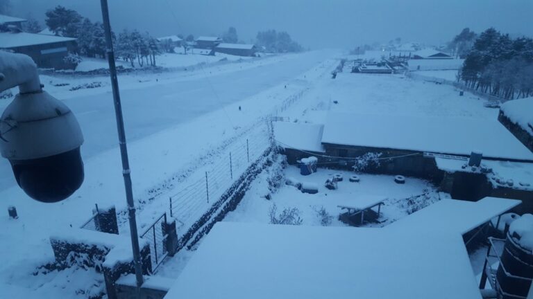 Continuous Snowfall Disrupts Humla Flights; Air Services Resume After Runway Clearance