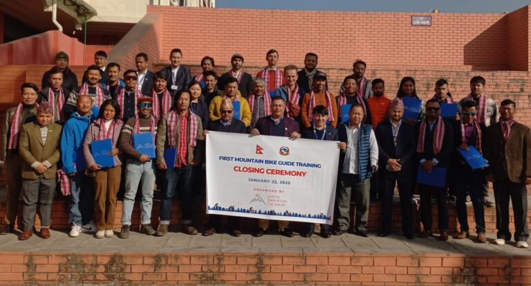 Nepal Mountain Academy Concludes First-Ever Mountain Bike Guide Training