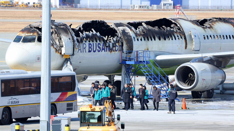 Fire Breaks Out on South Korean Plane, 176 Evacuated Safely