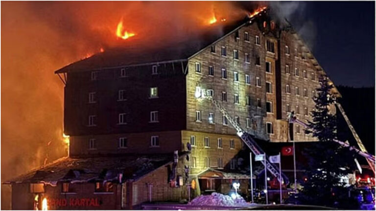 76 Dead, Over 50 Injured in Hotel Fire at Ski Resort in Northwest Turkey