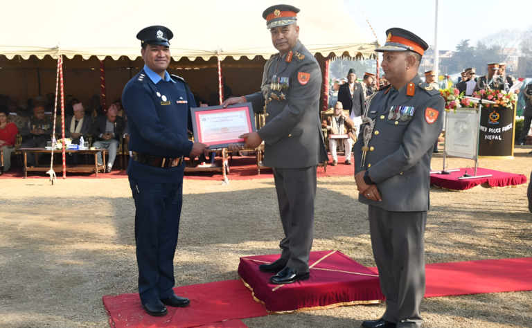 Armed Police Honors First Everest Climber from Nepal Police on Its 24th Anniversary