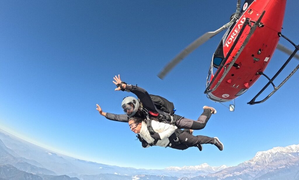Nepali Instructors Launch Thrilling Skydiving Experience in Pokhara