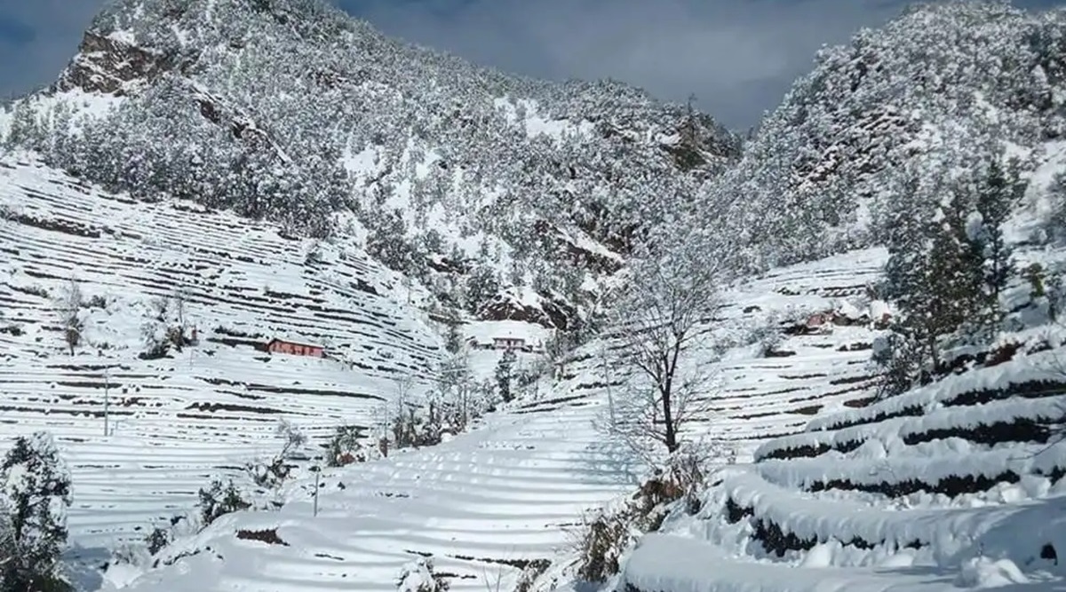 First Snowfall of the Year in Dhorpatan Brings Relief to Farmers