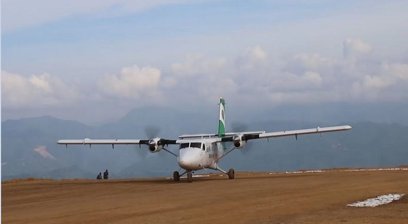 Resunga Airport Sees Temporary Flight Stop for Aircraft Service