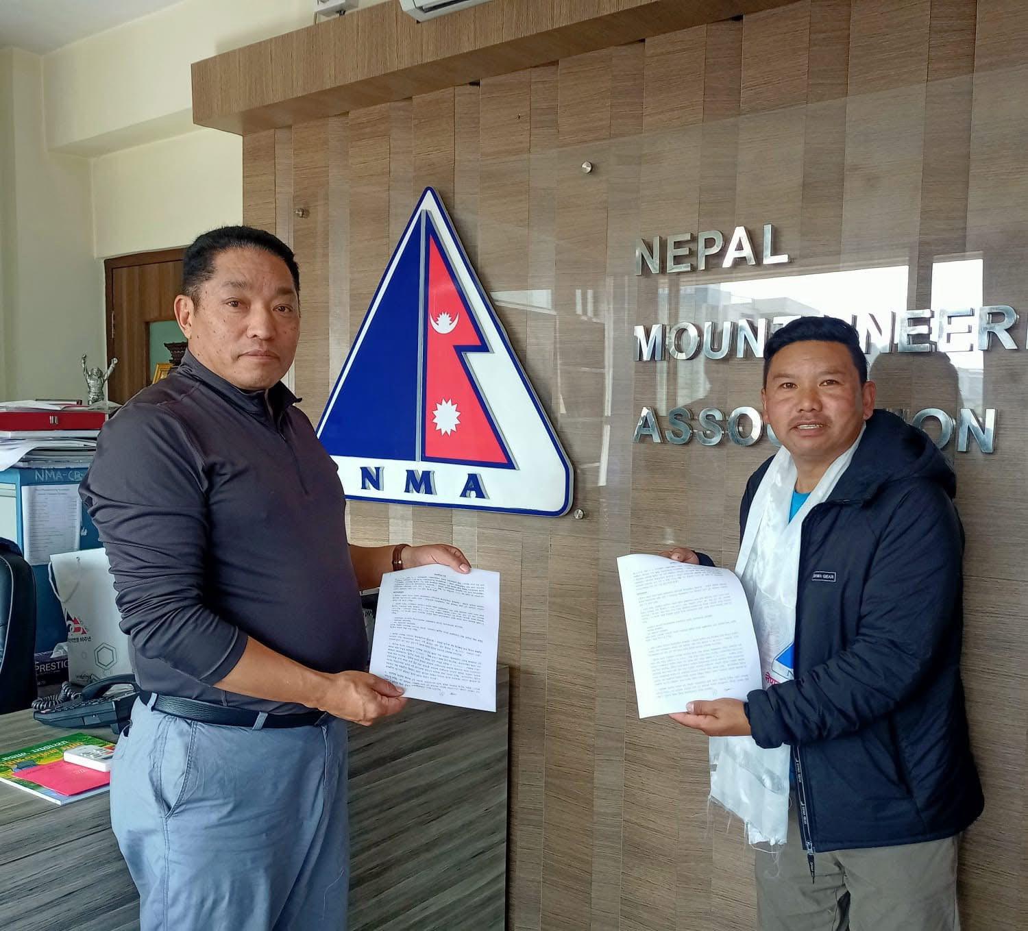 NMA and Amadablam Youth Club Forge Powerful MoU for Island Peak & Lobuche