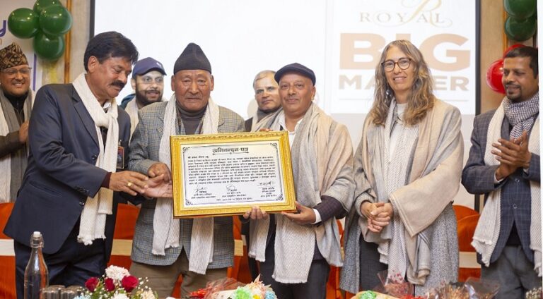 Pokhara Hotel Executive Club Honors Hotelier Basanta Gautam